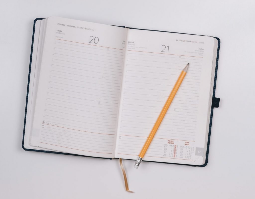 Make working from home easier with making a daily plan.